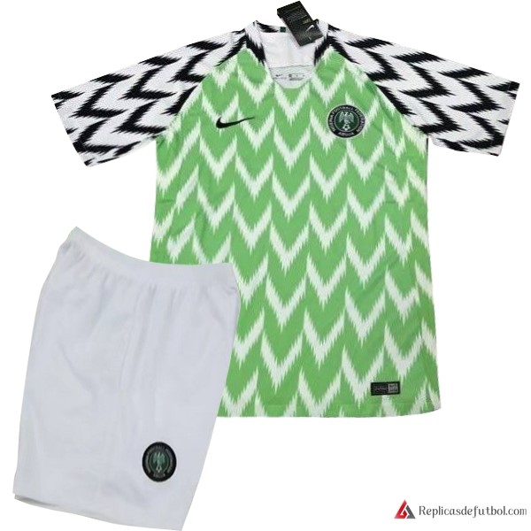 Camiseta Seleccion Nigeria Niño Primera equipacións 2018 Verde